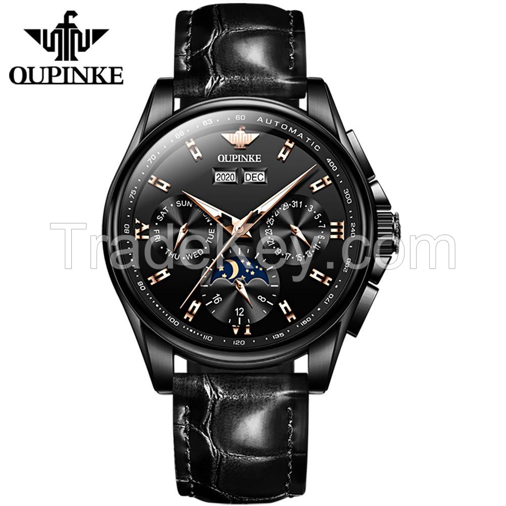 OUPINKE 3189 Watch  Fashion luxury men&#039;s wristwatches Automatic mechanical watch men