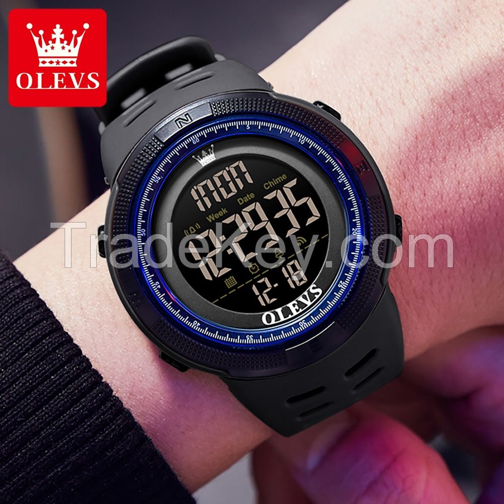 OLEVS 1109 Watch Men's wrist electronic watch Factory direct sales fashion 50 meters waterproof watch