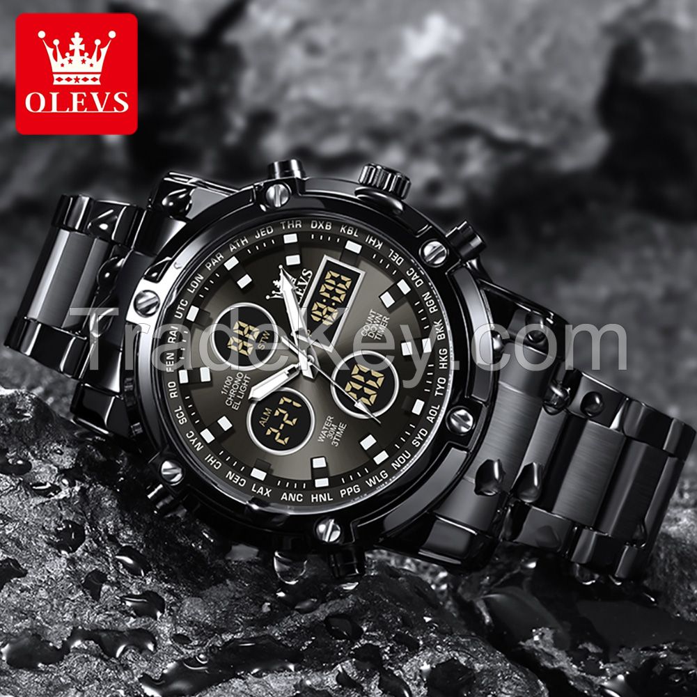 OLEVS 1106 Watch 30m Waterproof Sports digital electronic watch for men
