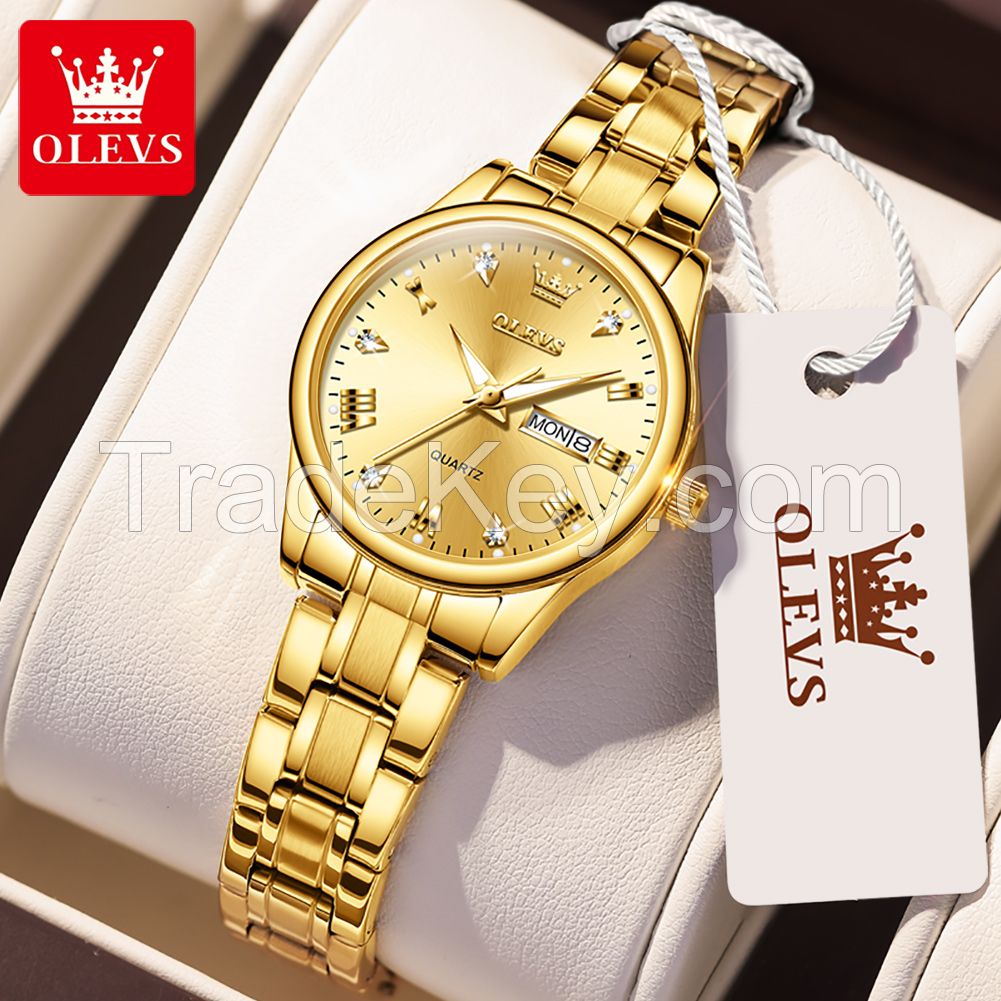 Olevs 5563 Wholesale Factory customizable logo Fashion wrist luxury hand women's quartz watch