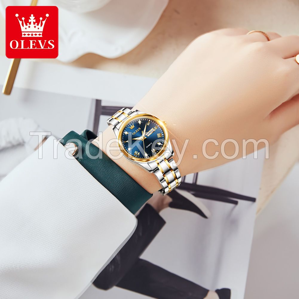 Olevs 5563 Wholesale Factory customizable logo Fashion wrist luxury hand women's quartz watch