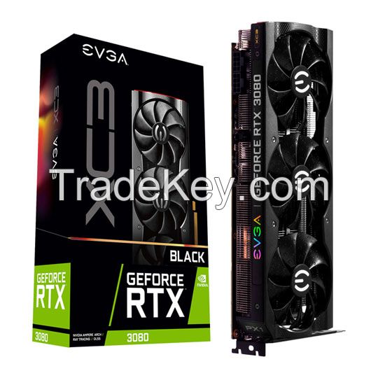 EVGA NVIDIA GeForce RTX 3080 10GB XC3 BLACK GAMING Ampere Graphics Card