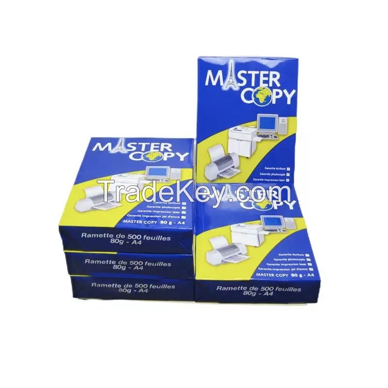 Manufacturers 70gsm 75gsm 80gsm Hard A4 Copy Bond print Paper Draft Double White Printer Office Copy