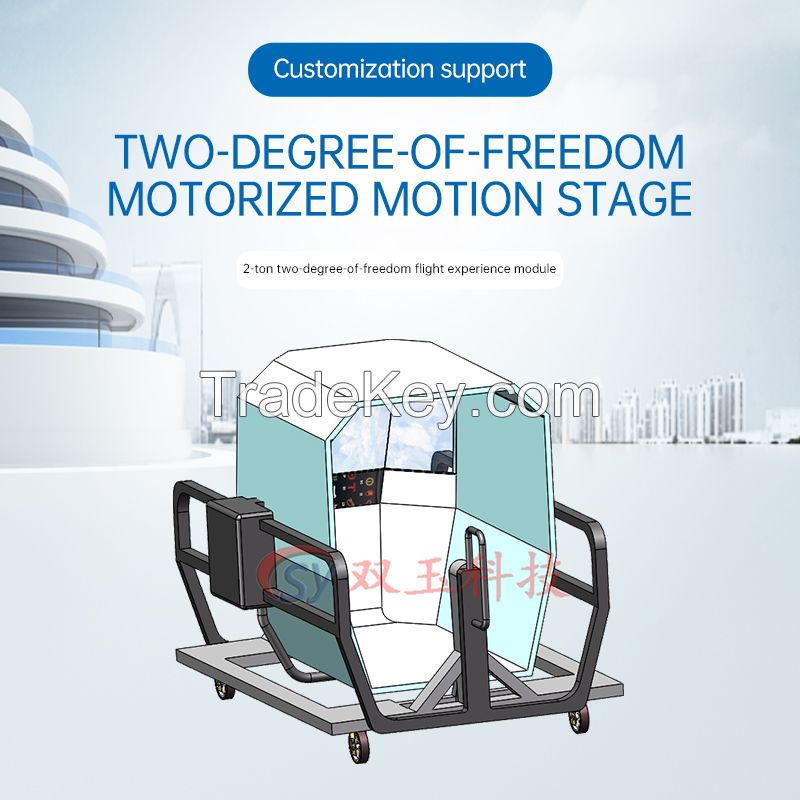 For general aviation flight experience.Two-Degree-of-Freedom Electric Motion Platform