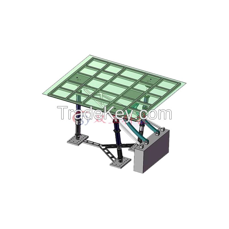 Used for swing testing of weapons, instruments, etc.Three-Degree-of-Freedom Electric Motion Platform