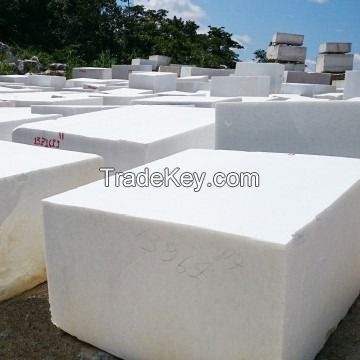 Pure Snow White Marble Tiles/Slabs/Blocks