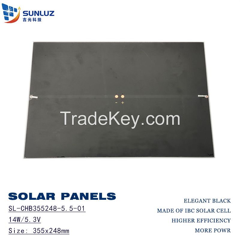 Solar panel, 14.0W 5.3V, manufacturer direct sales, PET solar module