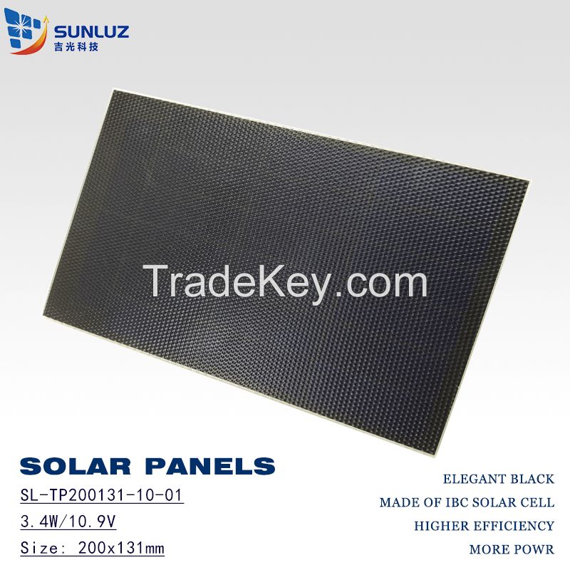 ETFE solar panel 3.4W 10.9V, ECTFE/ETFE solar panel