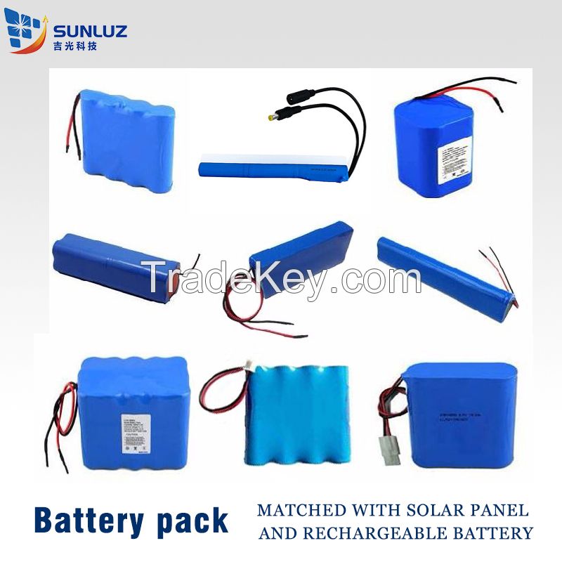 Battery Pack 11.1v 2600mah For Solar Energy System