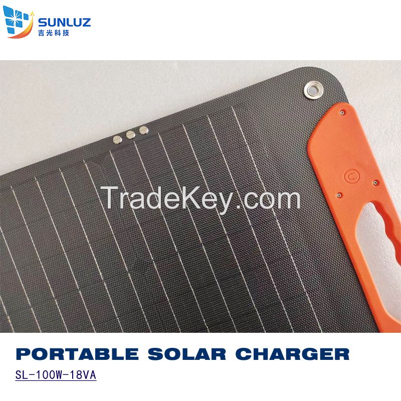 Portable solar charger 100W/18V