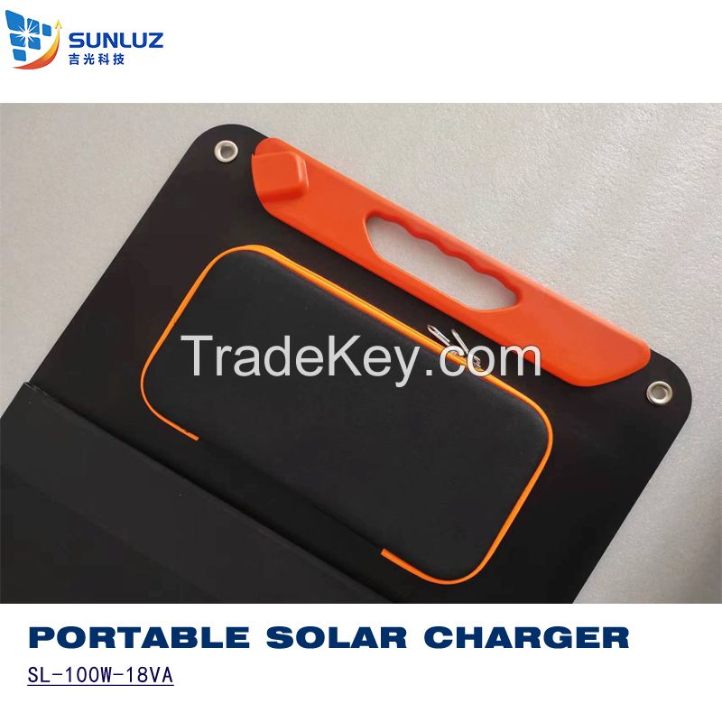 Portable Solar Charger 100w/18v