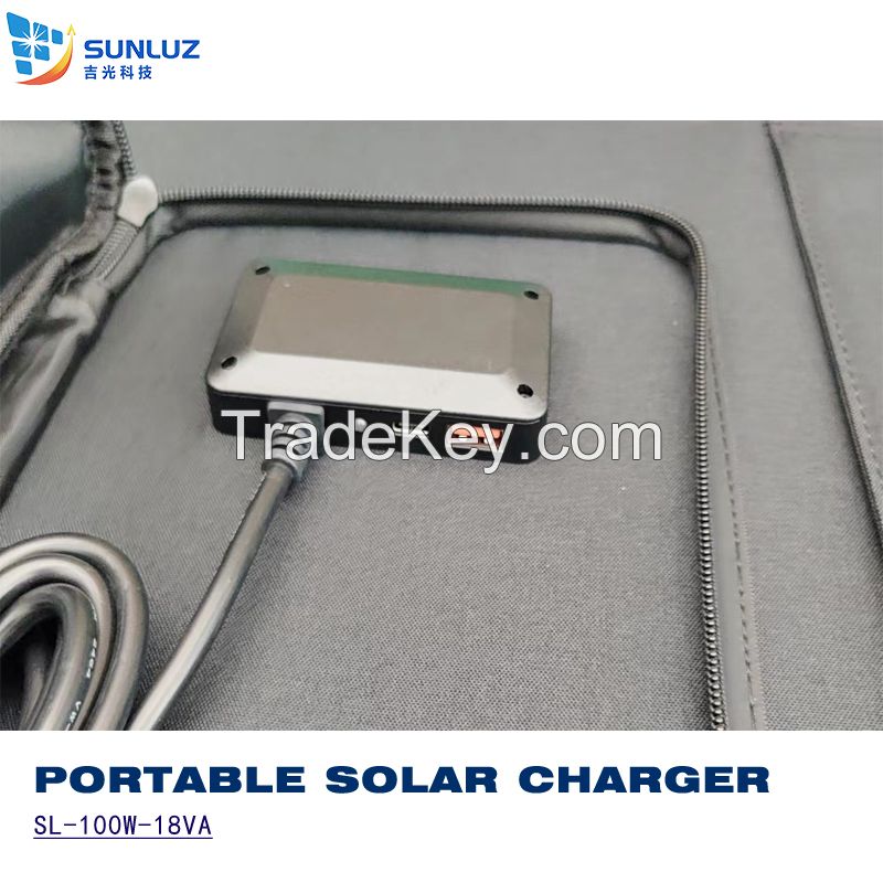 Portable Solar Charger 100w/18v