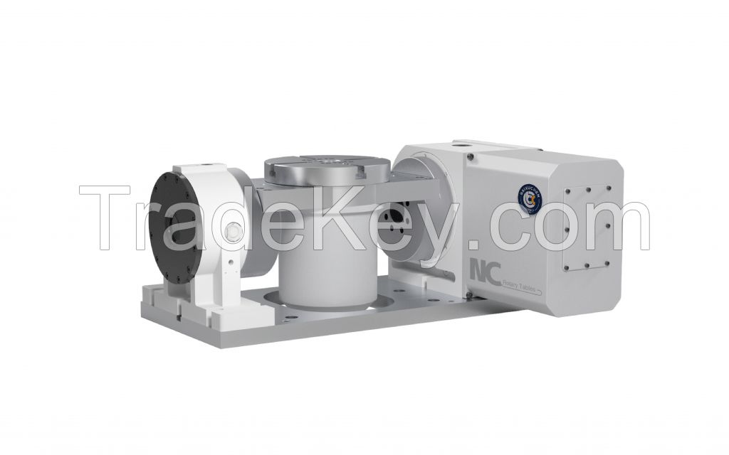 High Precision 5th Axis Tilting Axis CNC Machine Hydraulic Brake Rotary Table