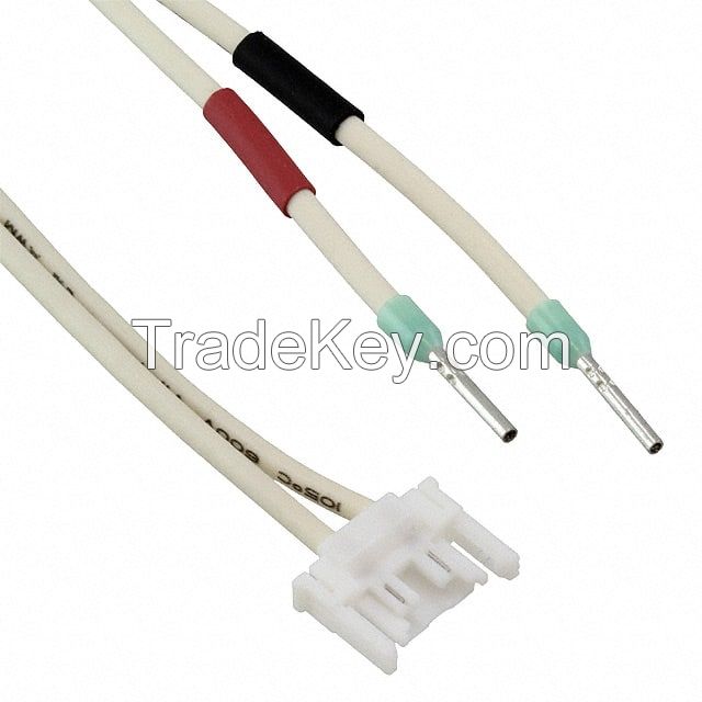 Plug, 2 Position to Ferrule White Round Unshielded