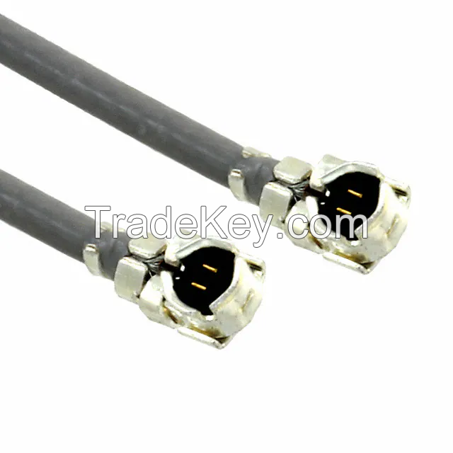 U.FL (UMCC), AMC Plug, Right Angle Female to U.FL (UMCC), AMC Plug, Right Angle 1.37mm OD Coaxial Cable