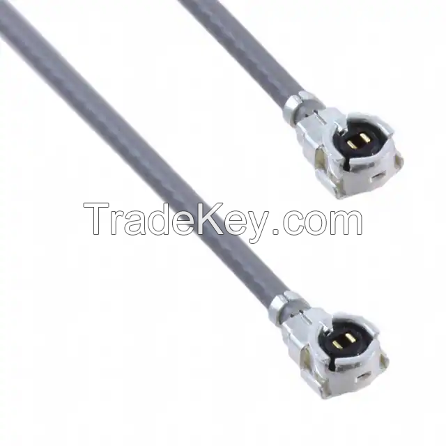 U.FL (UMCC) Plug, Right Angle Female to U.FL (UMCC) Plug, Right Angle 1.13mm OD Coaxial Cable