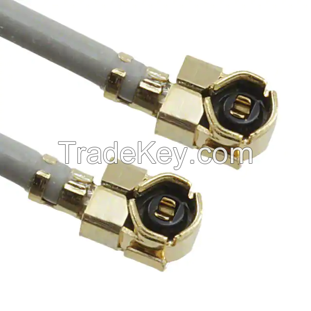 U.FL (UMCC) Plug, Right Angle Female to U.FL (UMCC) Plug, Right Angle 1.32mm OD Coaxial Cable