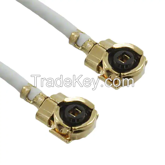U.FL (UMCC) Plug, Right Angle Female to U.FL (UMCC) Plug, Right Angle 0.81mm OD Coaxial Cable