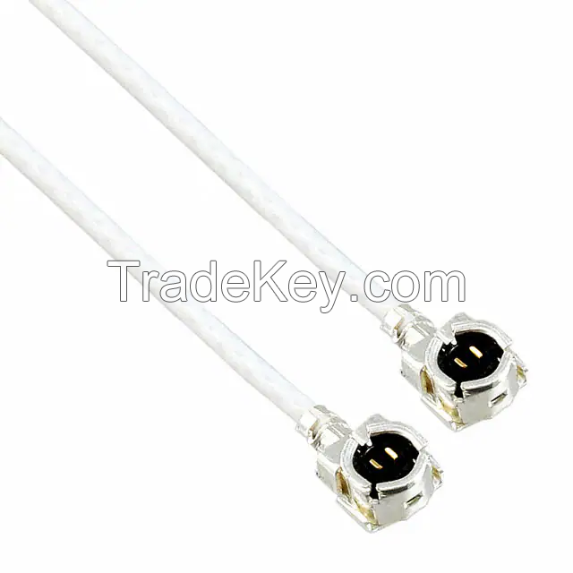 U.FL (UMCC) Plug, Right Angle Female to U.FL (UMCC) Plug, Right Angle 0.81mm OD Coaxial Cable