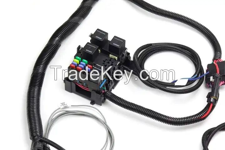 Automotive engine wire trailer wiring harness