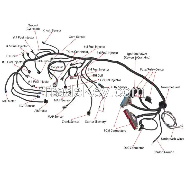 Engine Wiring Harness Professional 4L60E Standalone Wiring Harness