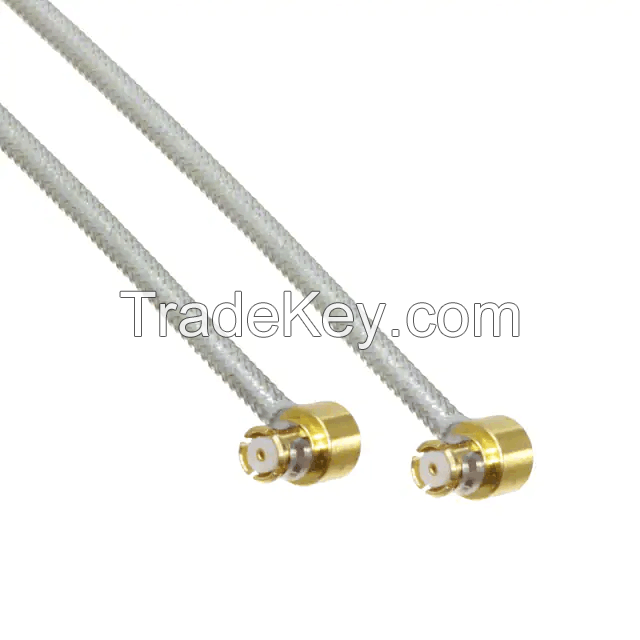 SMP Plug, Right Angle Female to SMP Plug, Right Angle 0.085" Semi-Rigid Cable