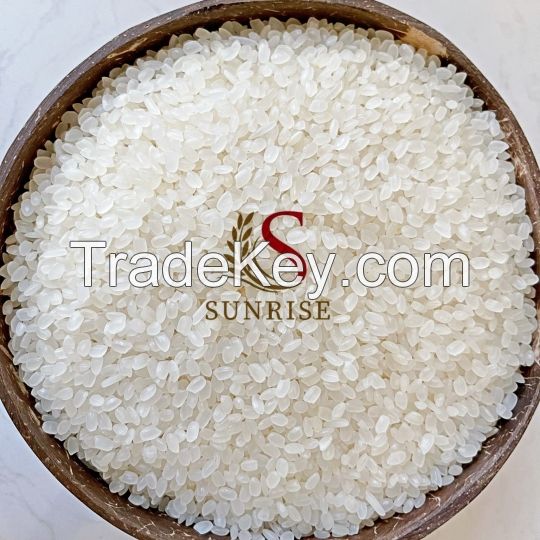 Super premium sushi grade short grain blockchain rice white pearl sushi rice Riz Arroz