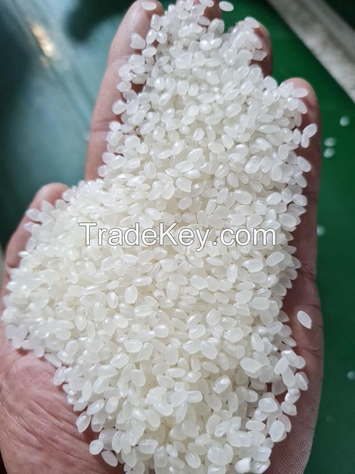 Super premium sushi grade short grain blockchain rice white pearl sushi rice Riz Arroz