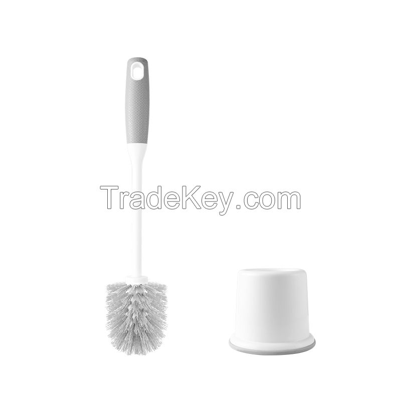 Jesun Heavy Duty PP Plastic Head Cleaning Toilet Washer Brush with Holder