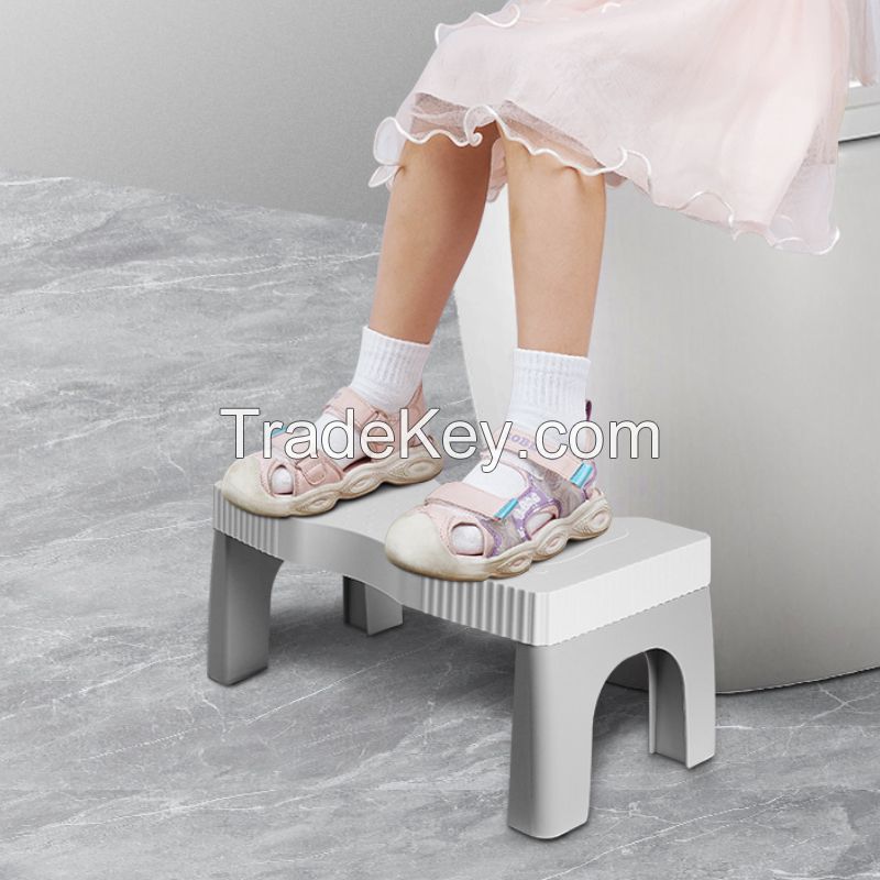 Toilet Stool Detachable Toilet Potty Step Stool for Adults and Kids Plastic Portable Squatting Poop Foot Stool