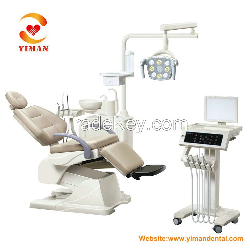 Movable Comfortable Dental Product Dental Chair with Dental Stool