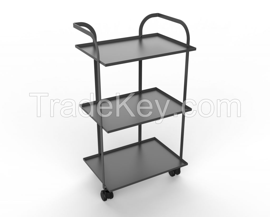 3 Tier Fruit Basket with Banana Hangers - A Stylish Black Metal Wire Storage Solution for Your Kitchen