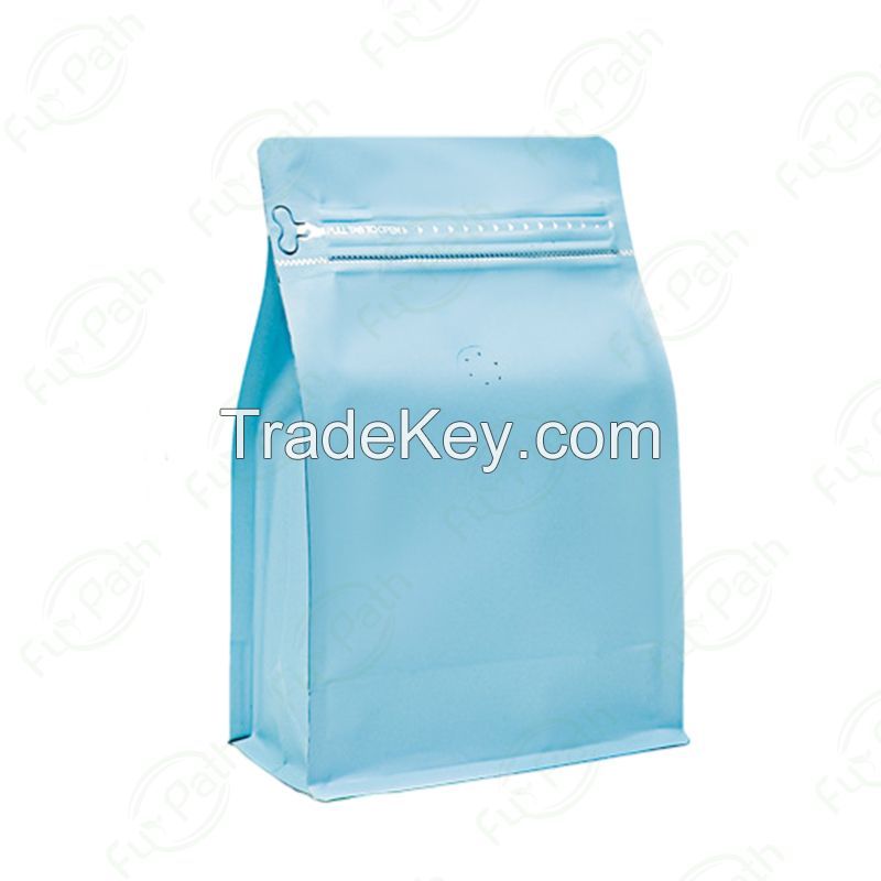 Wholesale square bottom coffee packaging bag