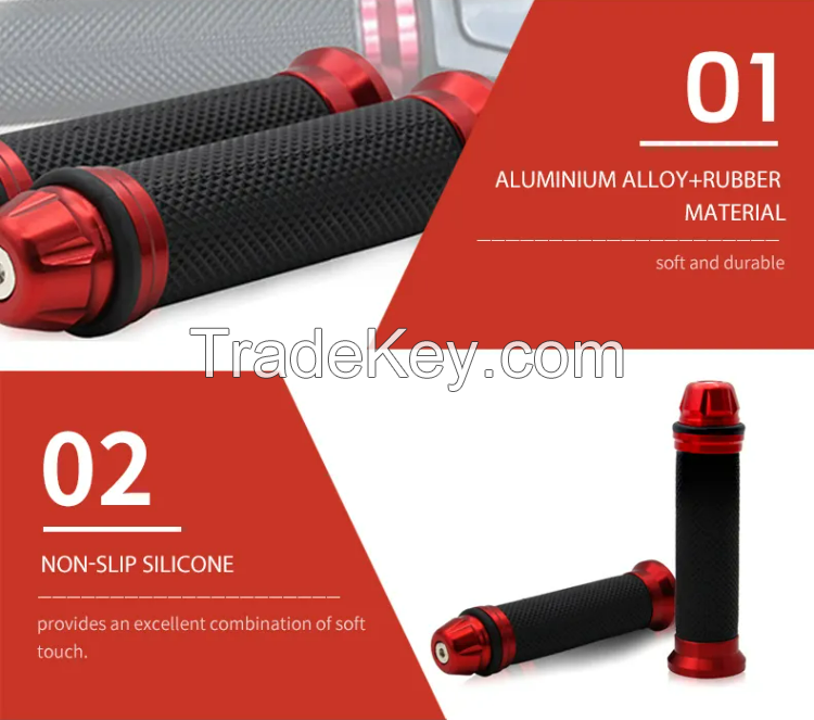 High Quality Motorcycle Accessories Handle Anodized CNC Aluminum Motorcycle Bike Handle Grip