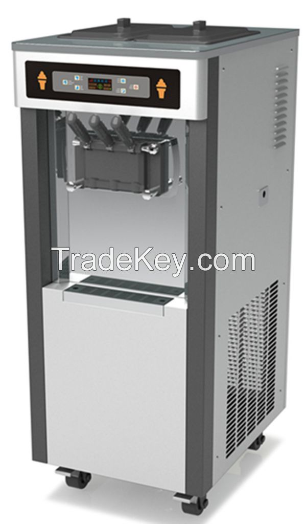 Low Noisy Ice Cream Machine with Automatic Cleaning system