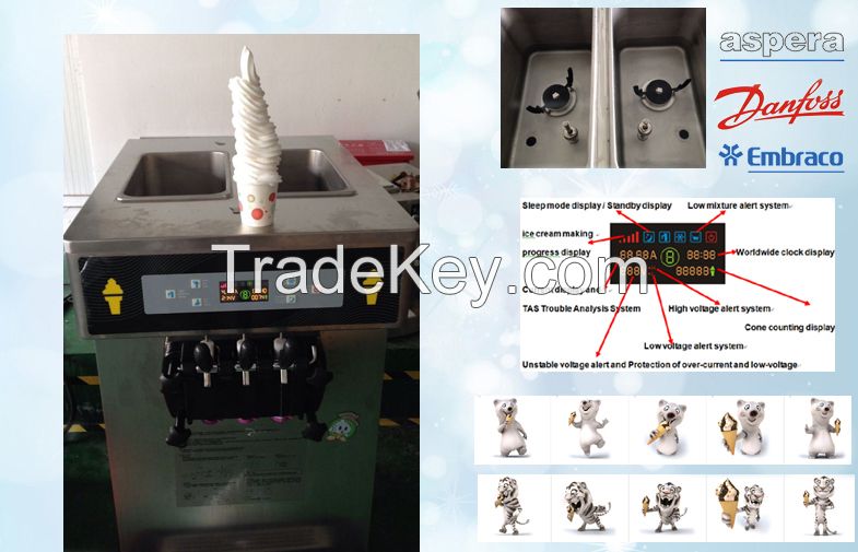 table top frozen yogurt machine ET135C