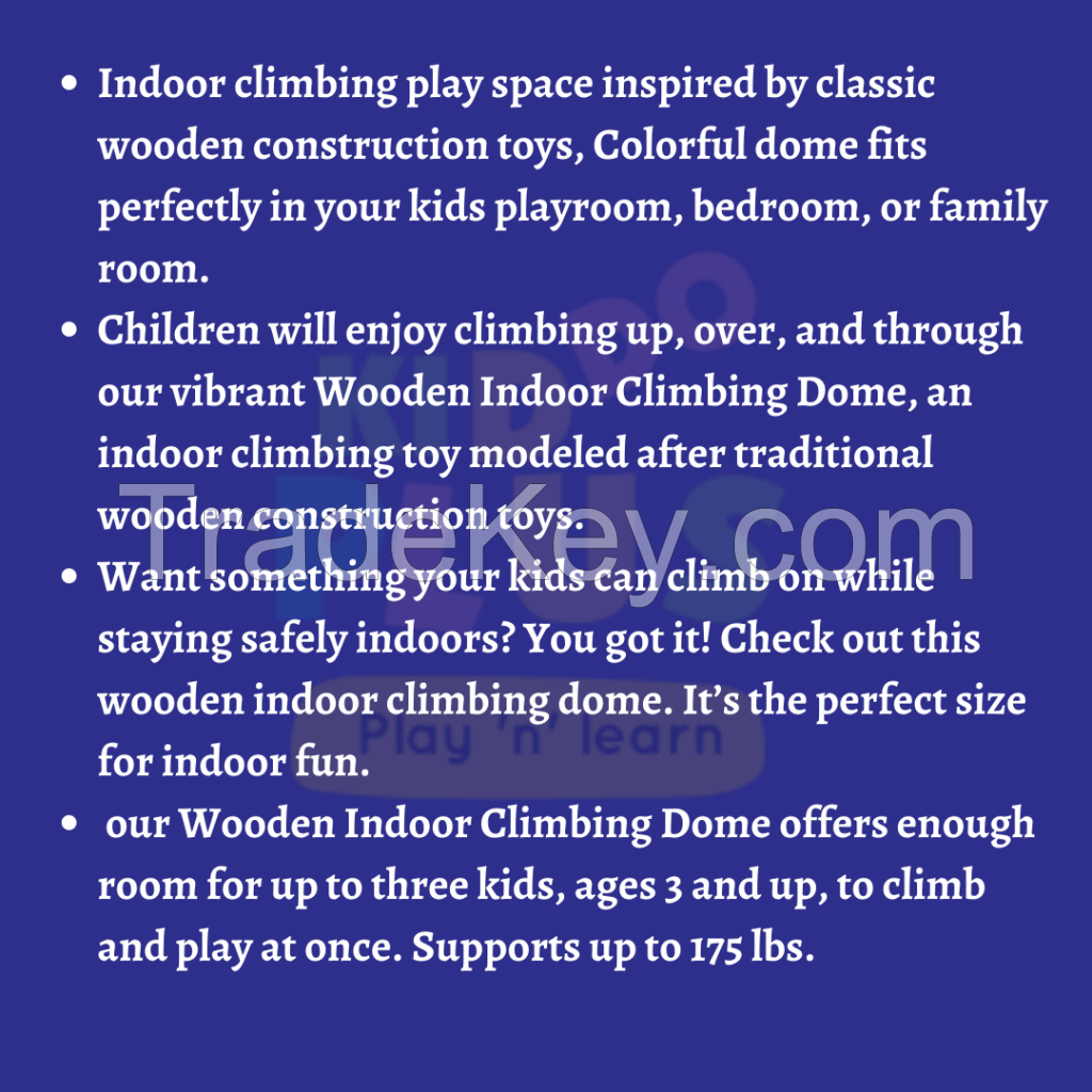 Wooden Indoor Climbing Dome