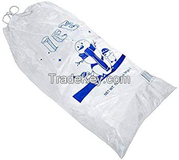 Custom Reusable Ice bags Handle Plastic Bag from Vietnam Manufacturer with the direct factory price