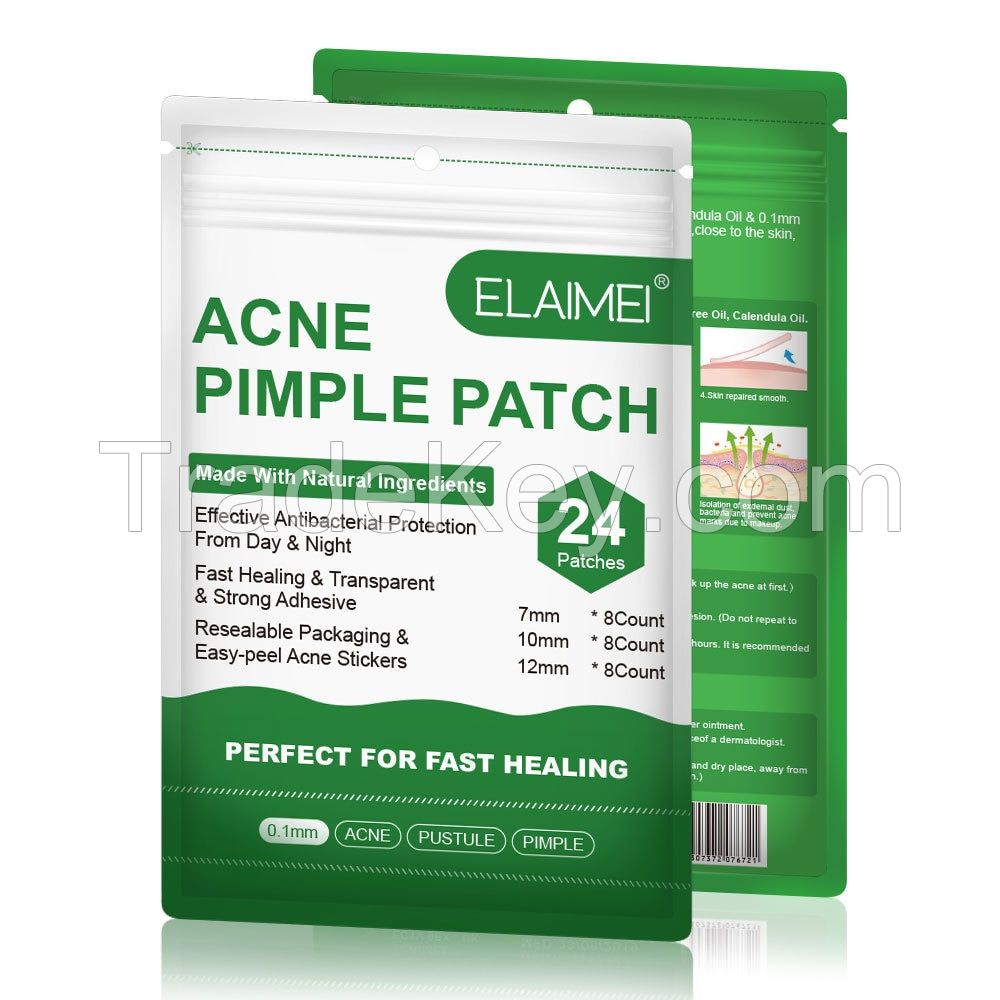 Waterproof and Invisible Tea Tree Acne Pimple Patch for Face to Diminishes Acne Scars