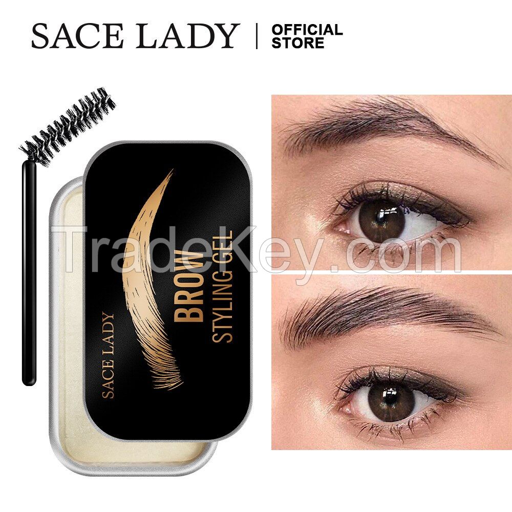 Eyebrow Soap, 3D Brows Styling Soap,Transparent Long Lasting Natural Eyebrow Wax Eyebrow Gel