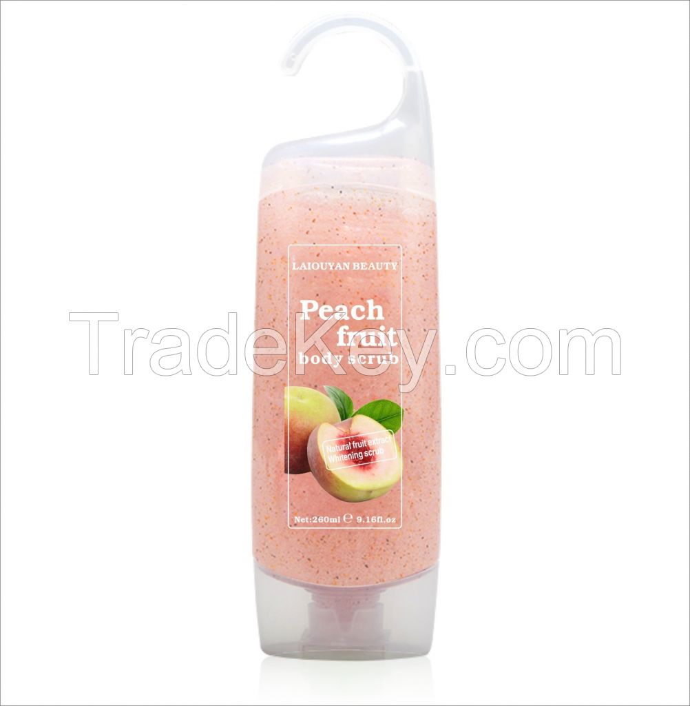 Hydrating and Exfoliating Shower Gel,NATURAL SPA 2-in-1 Gentle Soothing Body Scrub & Wash