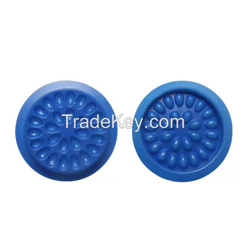 Disposable Adhesive Pallet,Plastic Flower Shape Glue Pad False Eyelashes Glue Holder