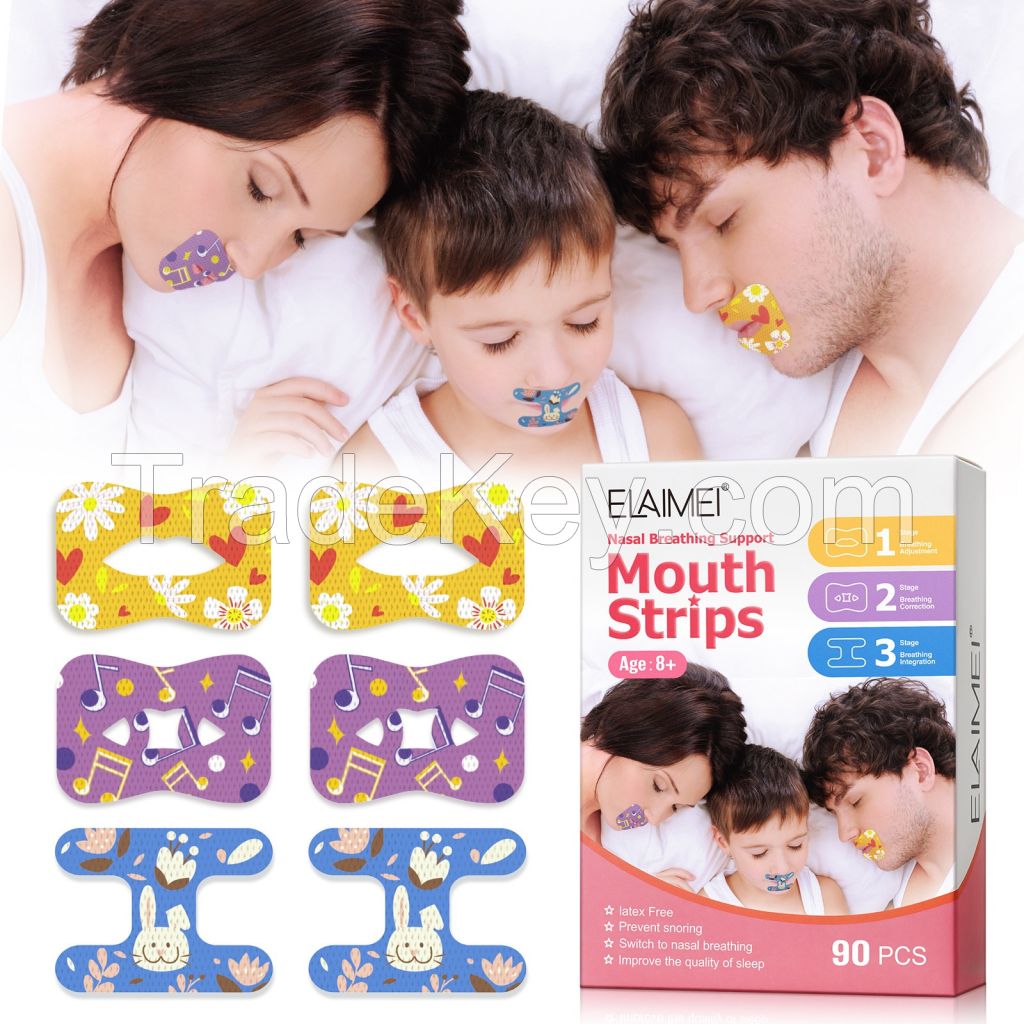 Breathe Right Nasal Strips Small Kids for Snoring, Anti-Mouth Breathing and Snoring Patch