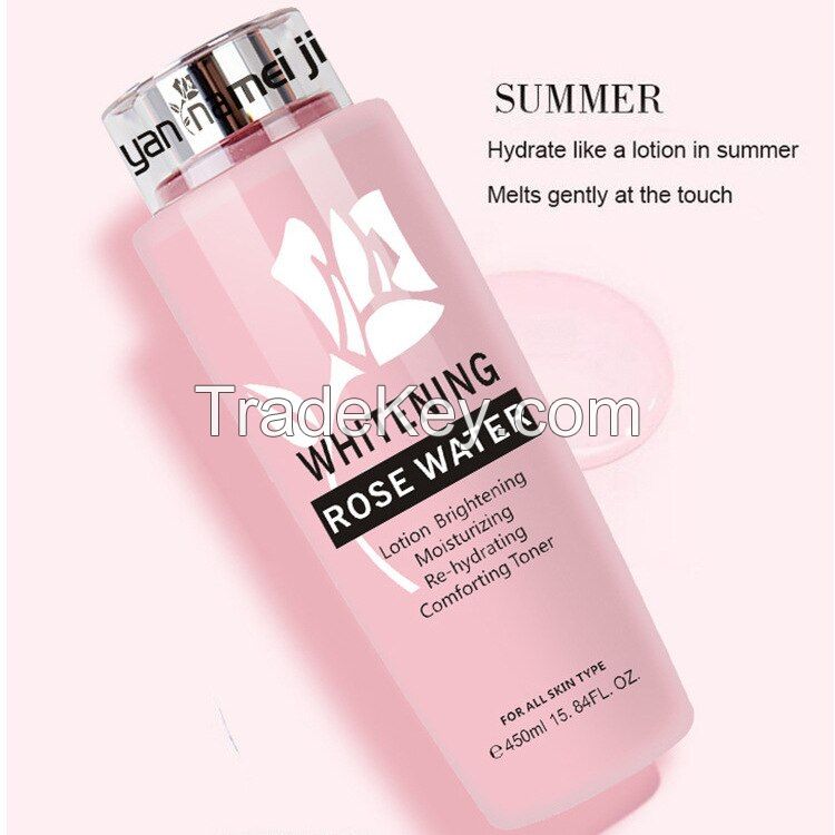 Replenishing and Hydrating Rose Water Facial Toner for Pore Minimizing, Oil Control, Dry Skin Repair and Hydration