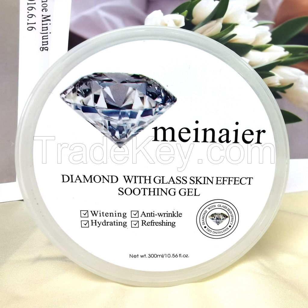 Diamond Soothing Gel Moisturizing and Nourishing Face Cream for Clear Skin and Shrunken Pores