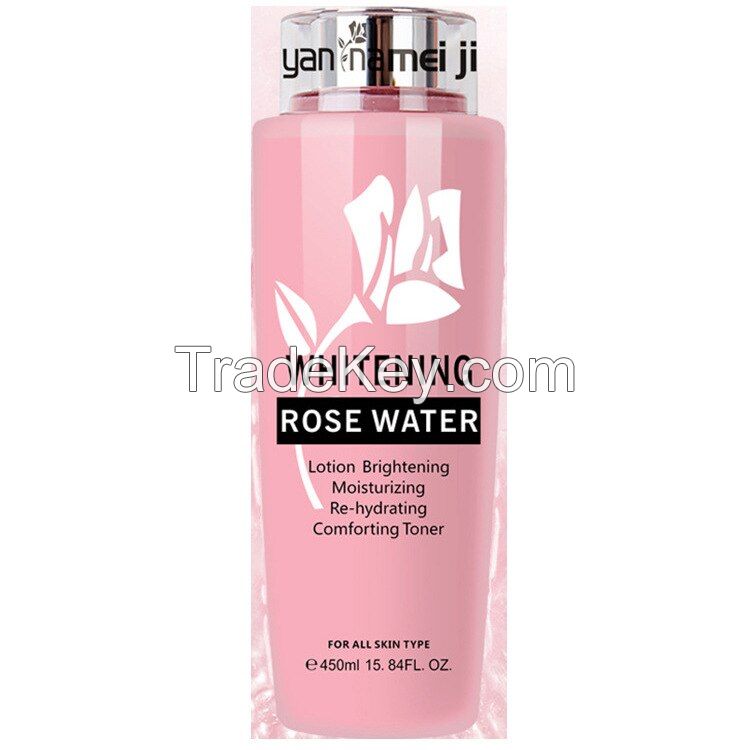 Replenishing and Hydrating Rose Water Facial Toner for Pore Minimizing, Oil Control, Dry Skin Repair and Hydration