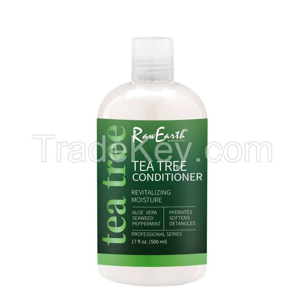 Raw Earth Tea Tree Mint Moisturizing Special Hair Conditioner for Dandruff & Dry Scalp