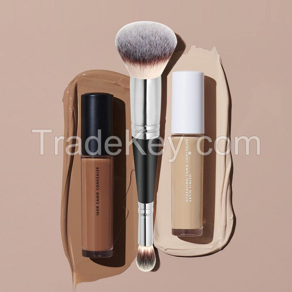 Makeup Brushes Dual End Foundation Brush Concealler Brush Perfect for Any Look