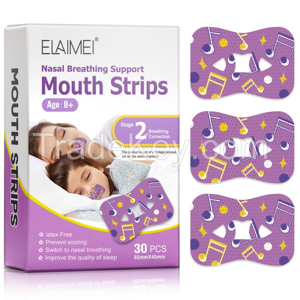 Breathe Right Nasal Strips Small Kids for Snoring, Anti-Mouth Breathing and Snoring Patch