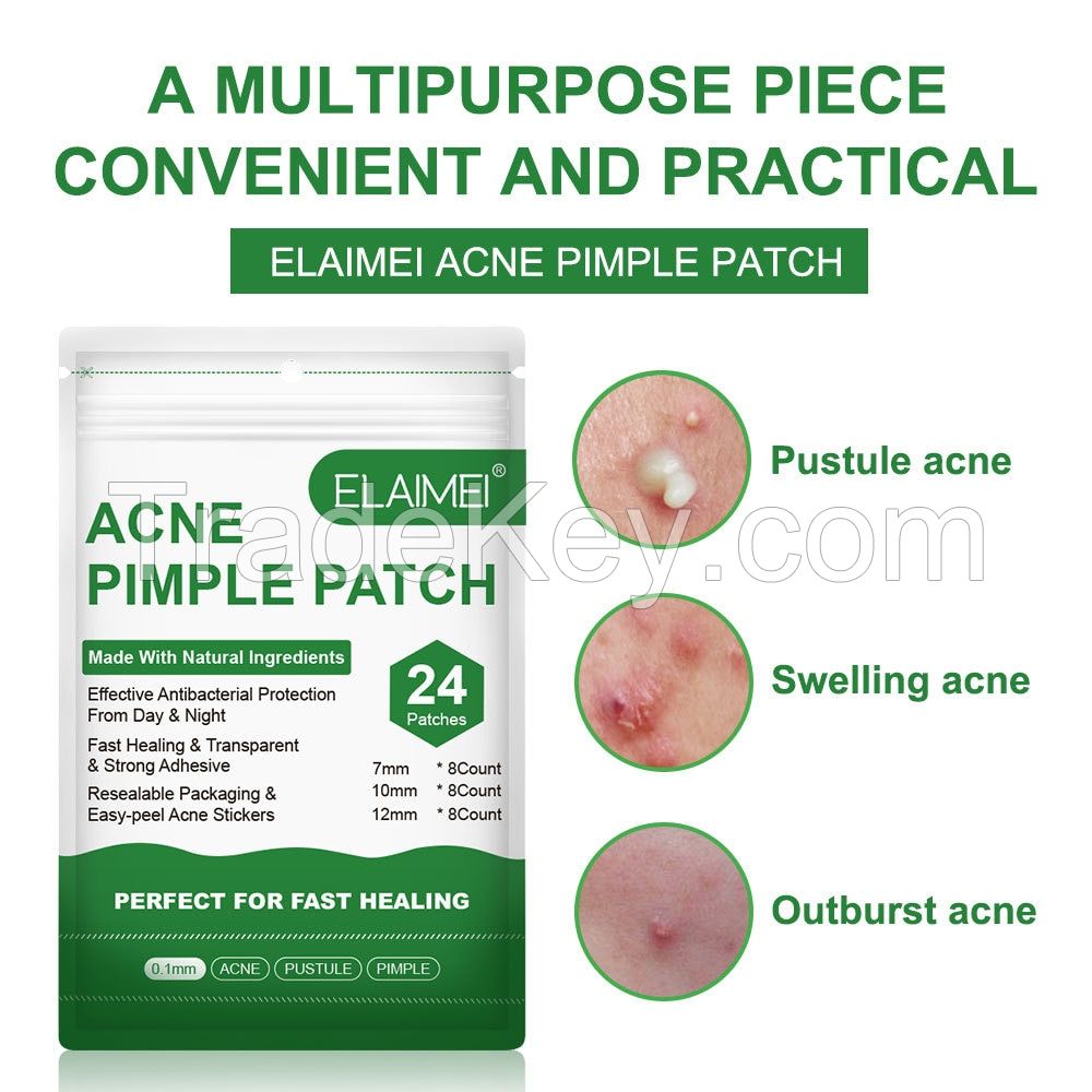 Waterproof and Invisible Tea Tree Acne Pimple Patch for Face to Diminishes Acne Scars